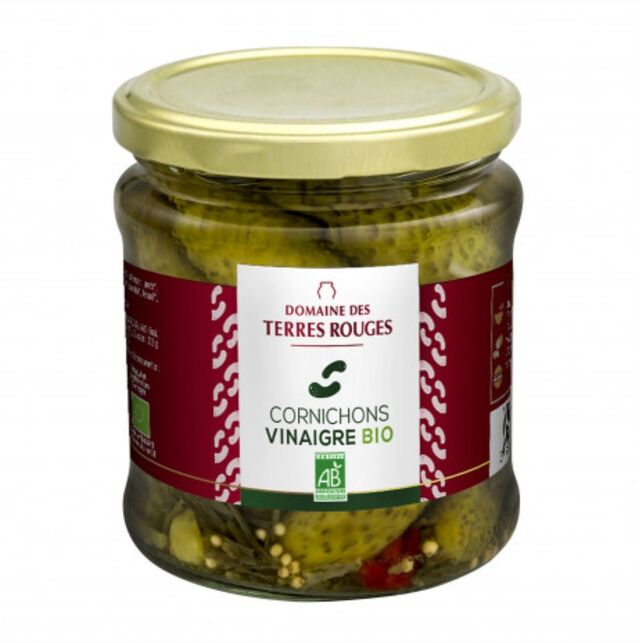 Cornichons au vinaigre bio - 3,48€