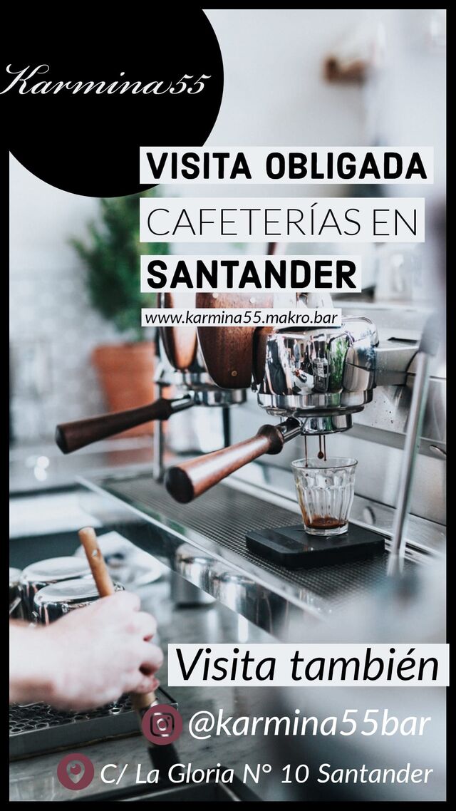 Contamos con uno de los mejores café
de la region ! Es imposible que pares en Karmina55