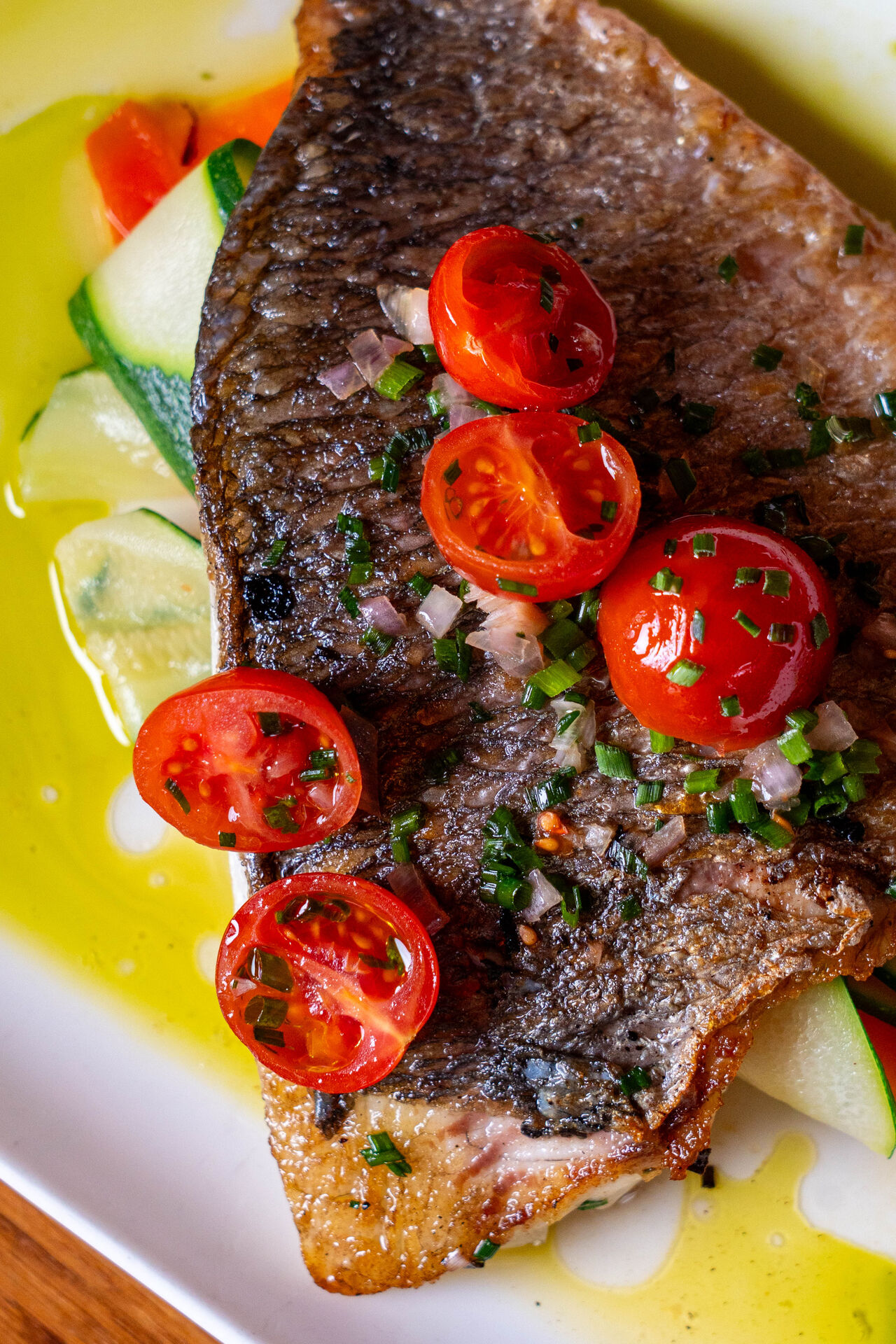 Filet de bar sauce vierge 
