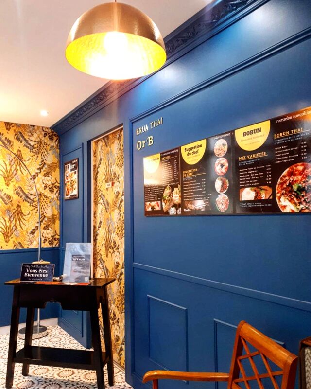 Bienvenue en notre Cuisine vente à emporter KruaThai Or'B Siam 