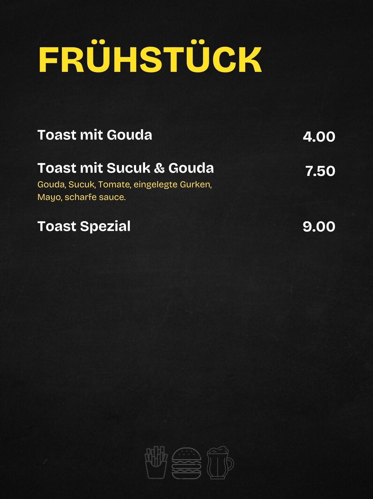 FRÜHSTÜCK