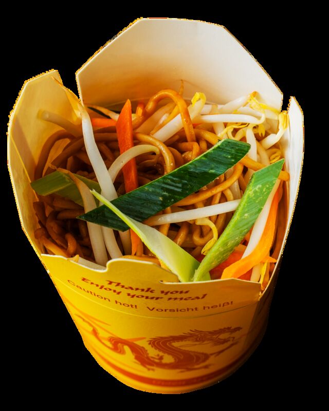 Nudelbox nur mit Gemüse 