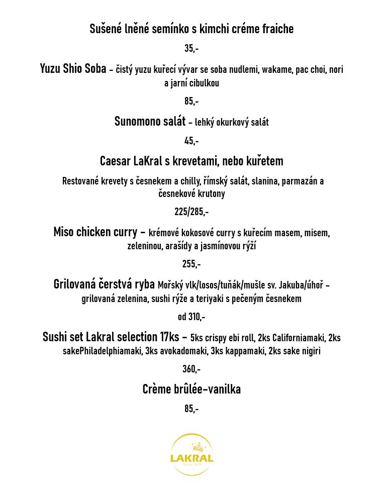 Mimo jiné dnes nabízíme