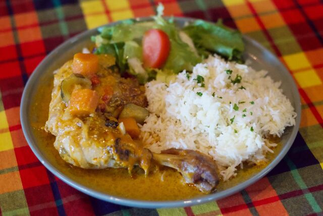 Cari de Poulet au Curry rouge