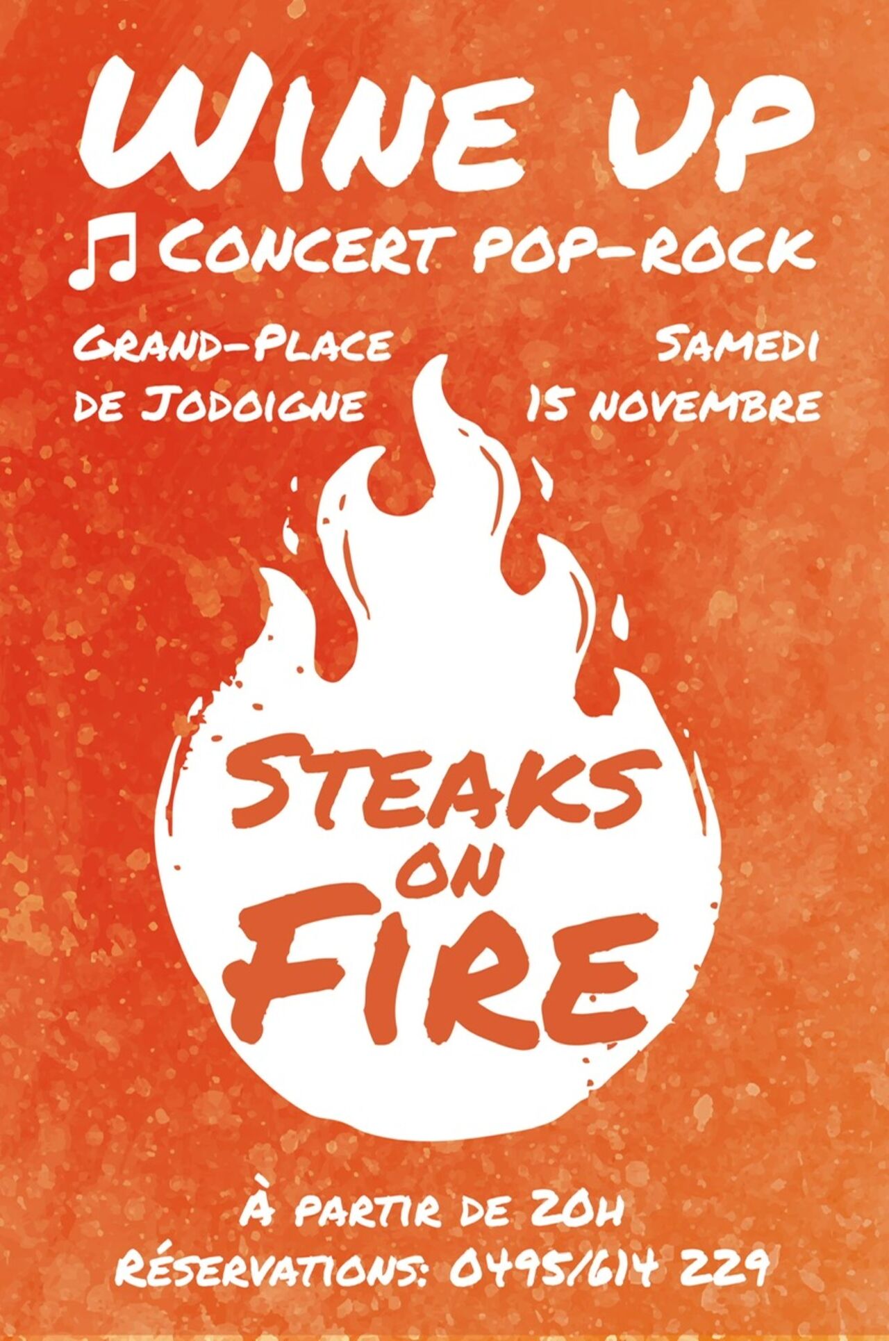 Steaks on Fire in Concert