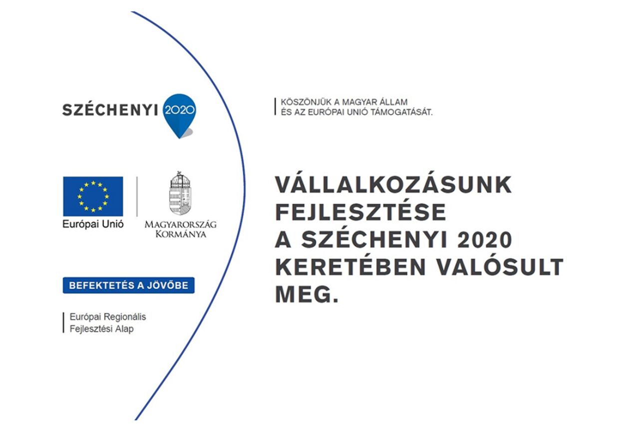 Köszönjük a támogatást az Európai Uniónak és a Magyar Államnak
