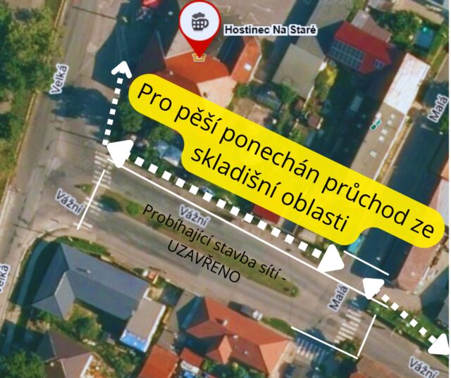 Mapka průchudu ze skladištní 