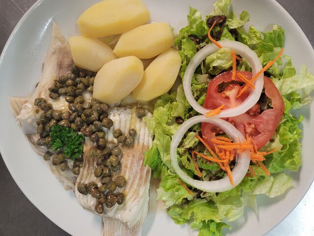 Aile de raie aux câpres