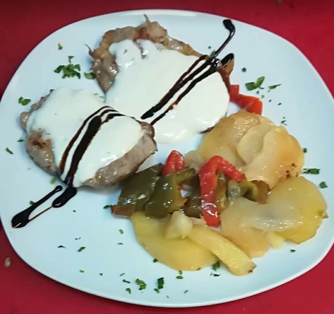 Solomillo con una rica salsa de Gorgonzola