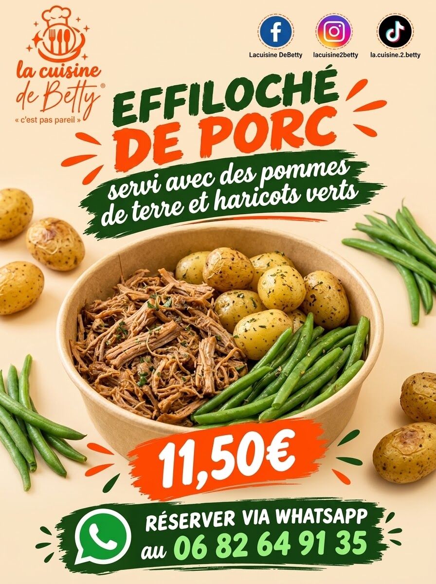 Au menu du lundi 05 octobre 2026