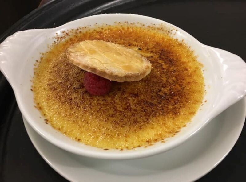 Crème brûlée à la verveine sauvage