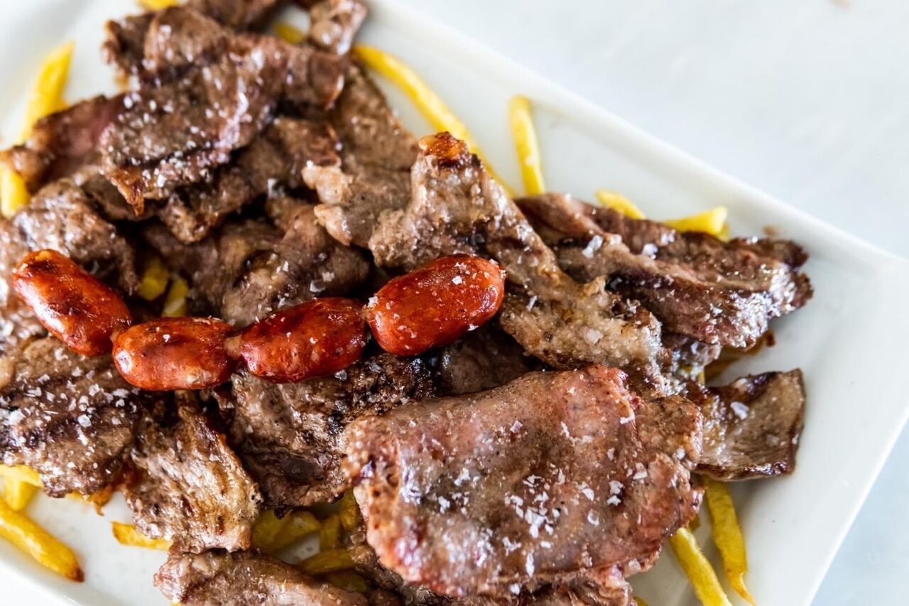 1kg de parrillada ibérica.