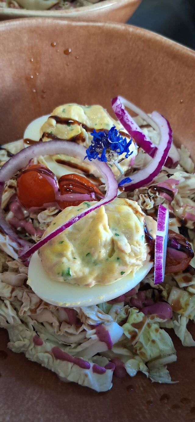 Les œufs mimosa au thon