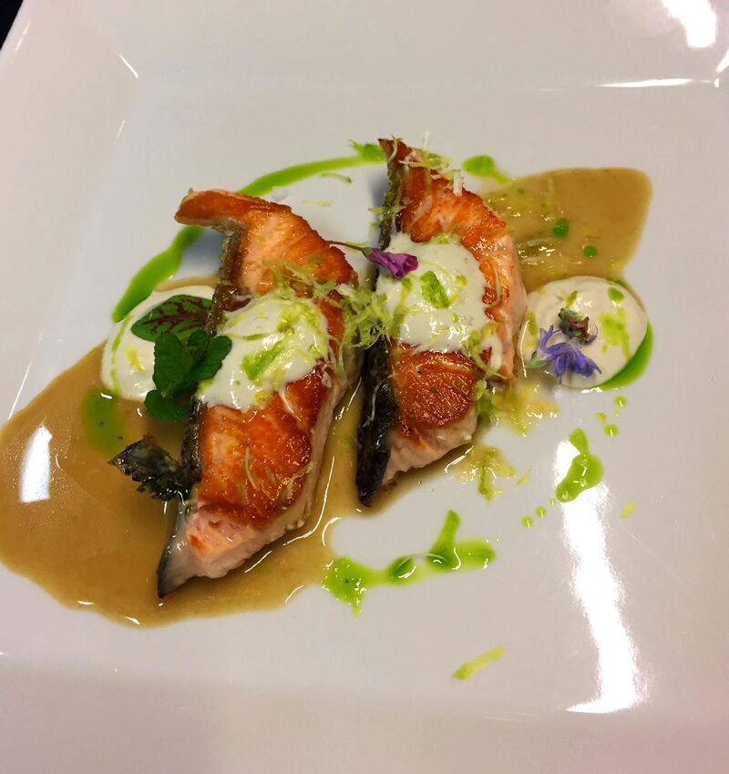 Salmone in salsa grenoble