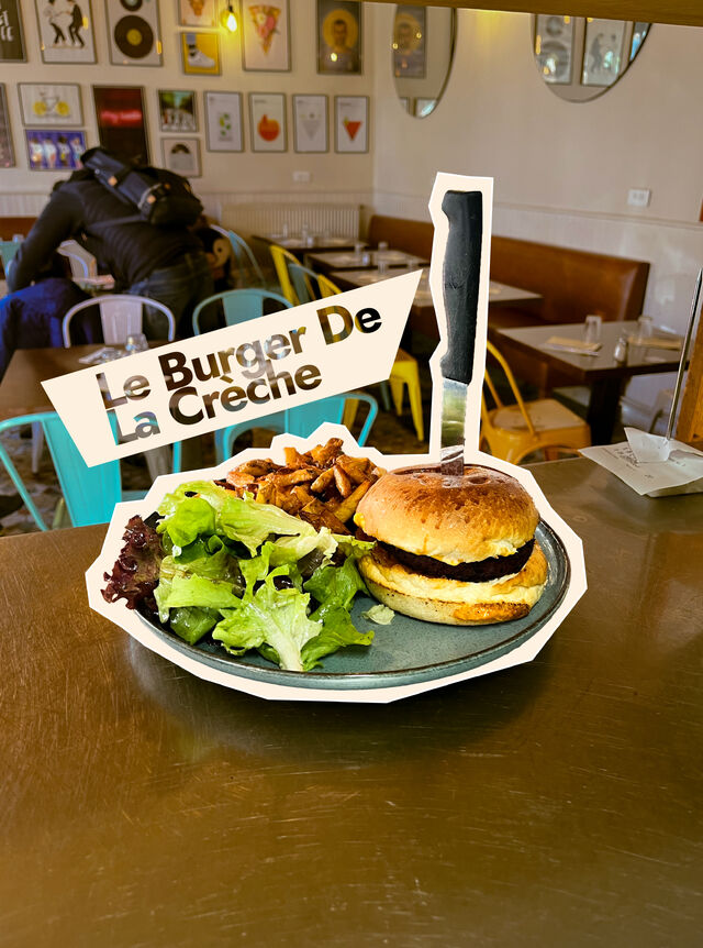 Le burger de la crèche
