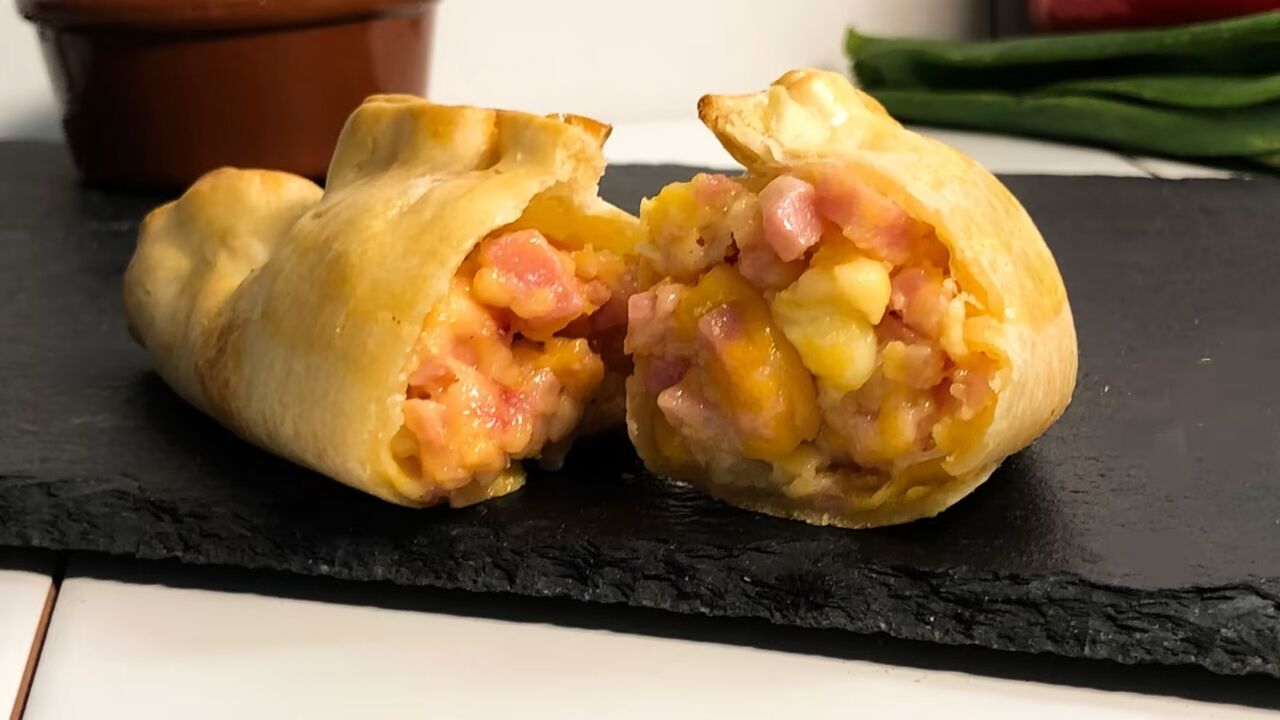 Jamón y queso crema