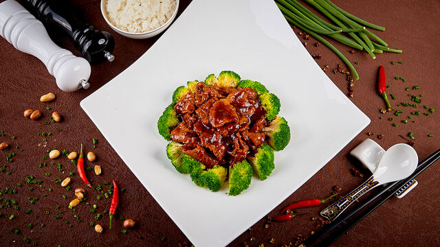 Wołowina w sosie pieprzowym / Beef in black pepper sauce