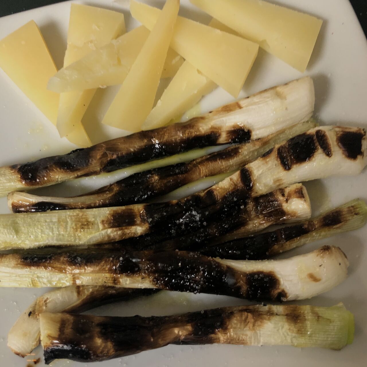 Sponzali arrosto con pecorino di grotta 