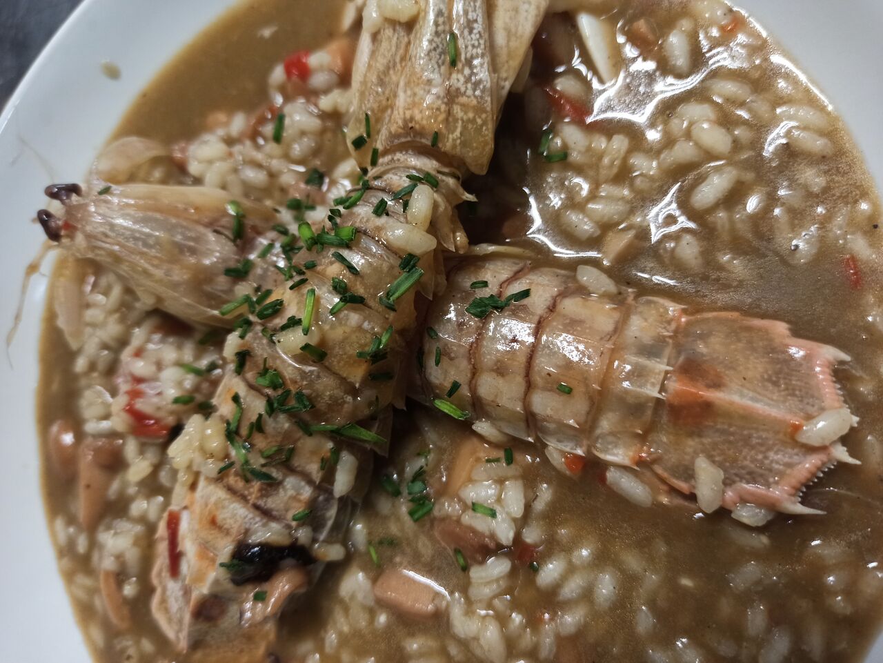 Arroz Caldoso con Galeras