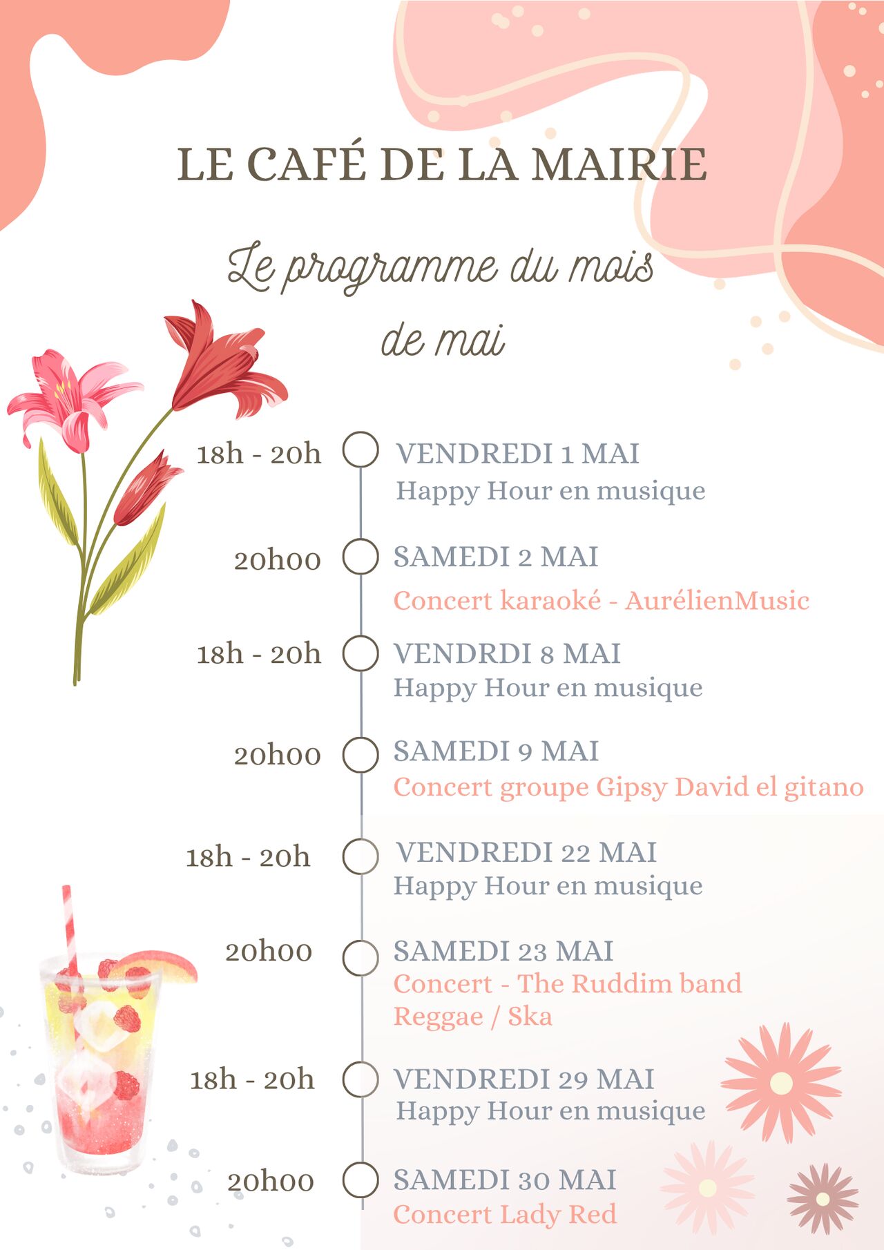 PROGRAMME DU MOIS DE MAI