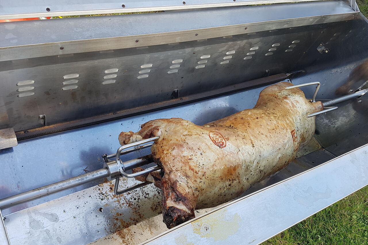 PLANCHA AU FEU DE BOIS GEANTE