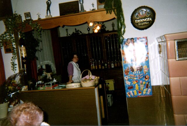 Das war unsere alte Theke.