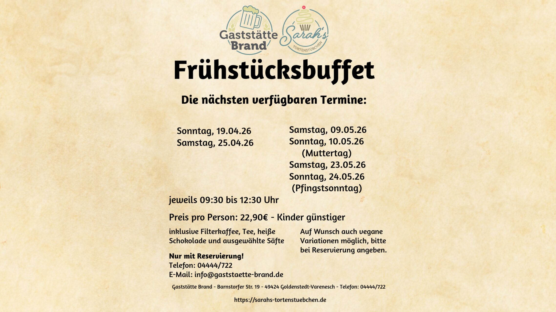 Frühstücksbuffet