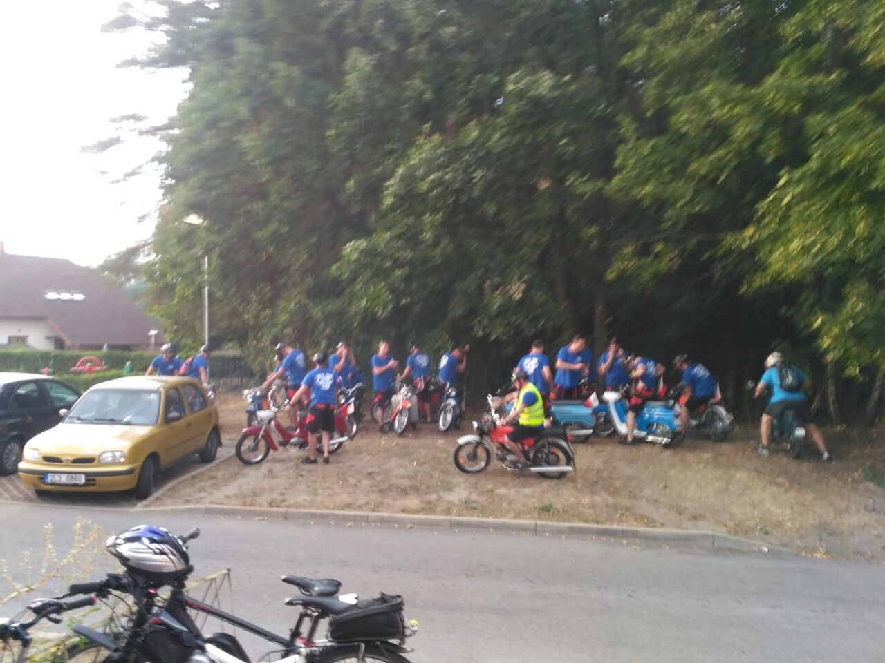 každoroční návštěva motorkářů - Jawa