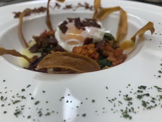 Uno de los platos más solicitados este febrero, los respigos, plato típico de nuestra villa pero con nuestro toque especial.