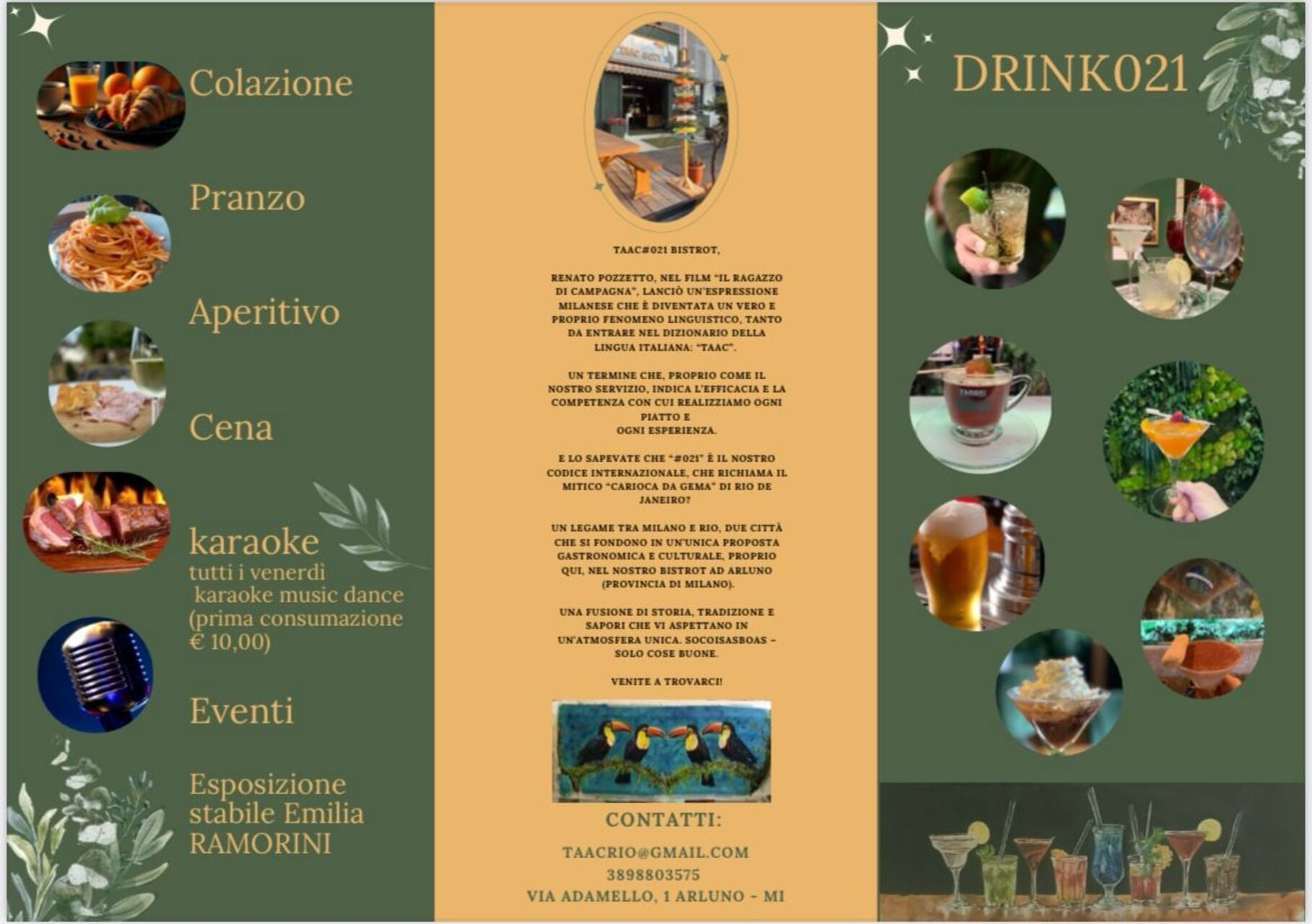 Cosa troverai da TAAC 021