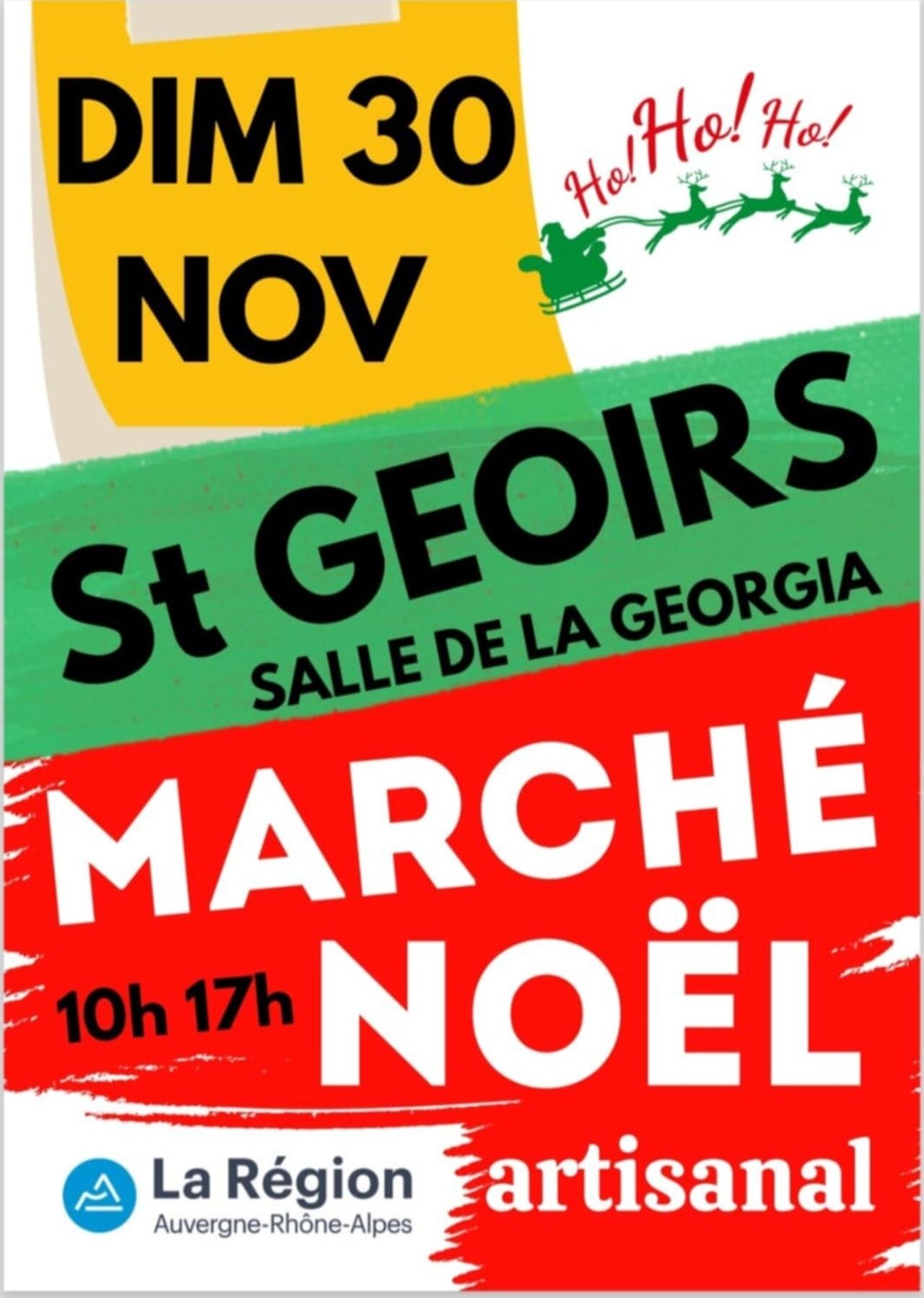 Marché de Noel à St Geoirs