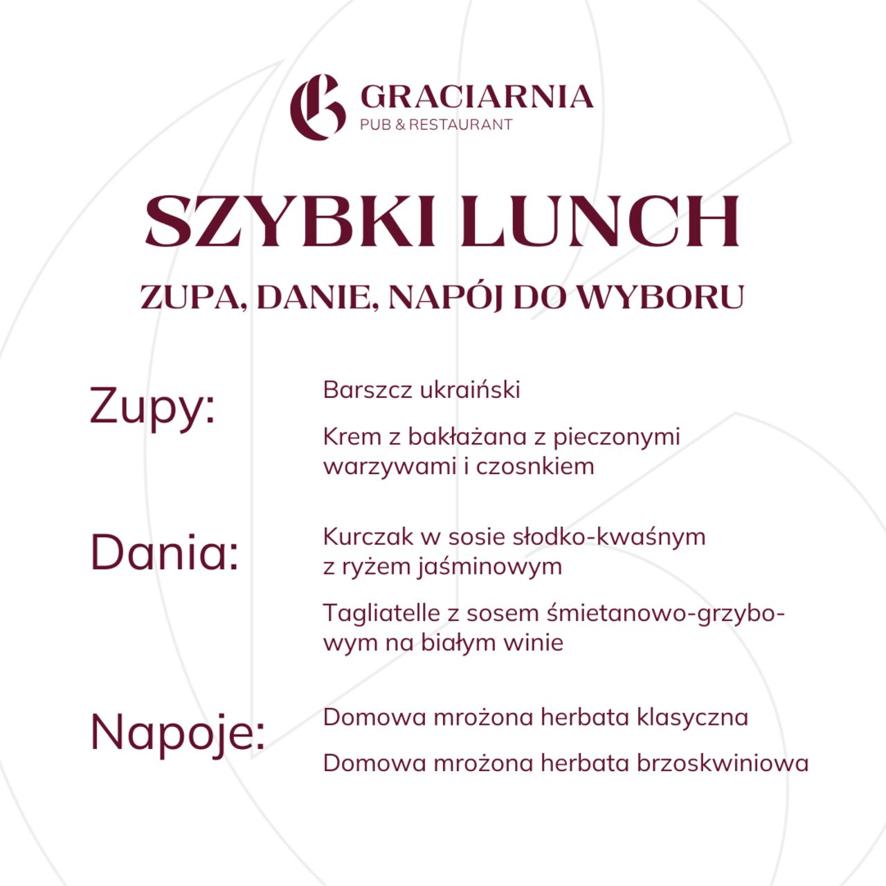 Lunch 16.02 - 22.02