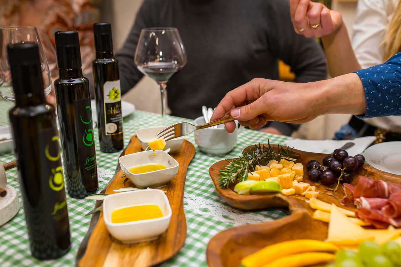 Olive oil tasting place