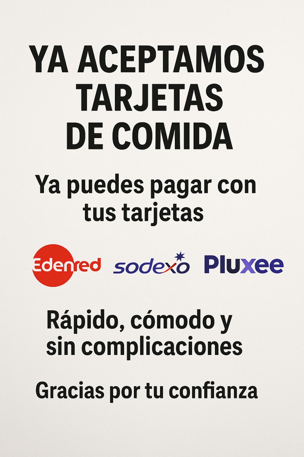 Tarjetas EdenRed y Pluxe