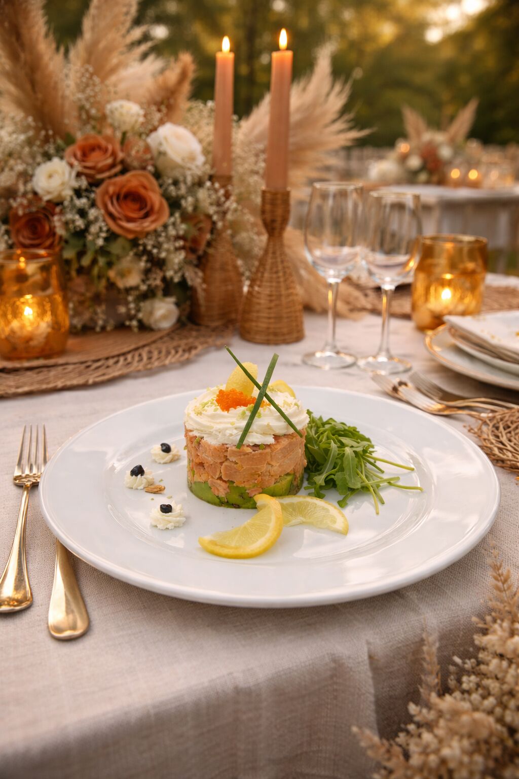 Tartare aux 2 saumons 