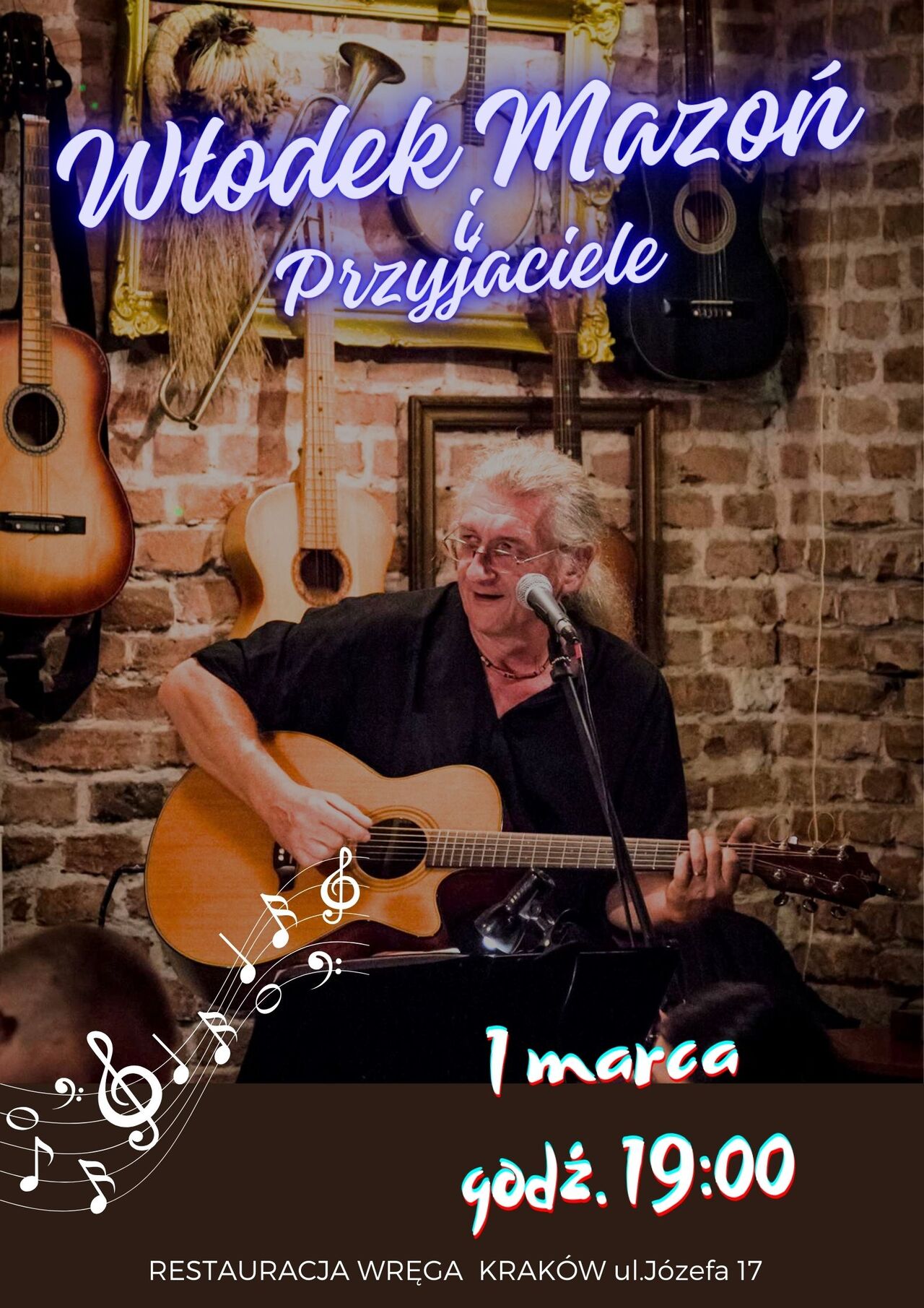 Włodek Mazoń i przyjaciele na zakończenie sezonu koncertowego we Wrędze