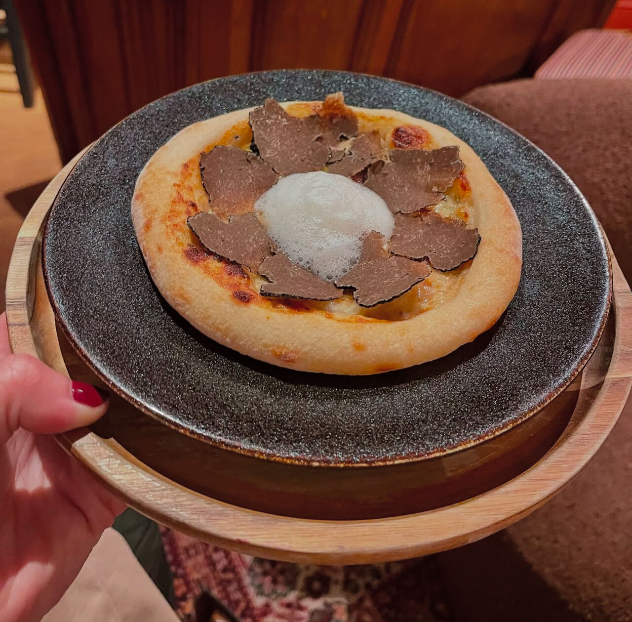 Pizza à la truffe