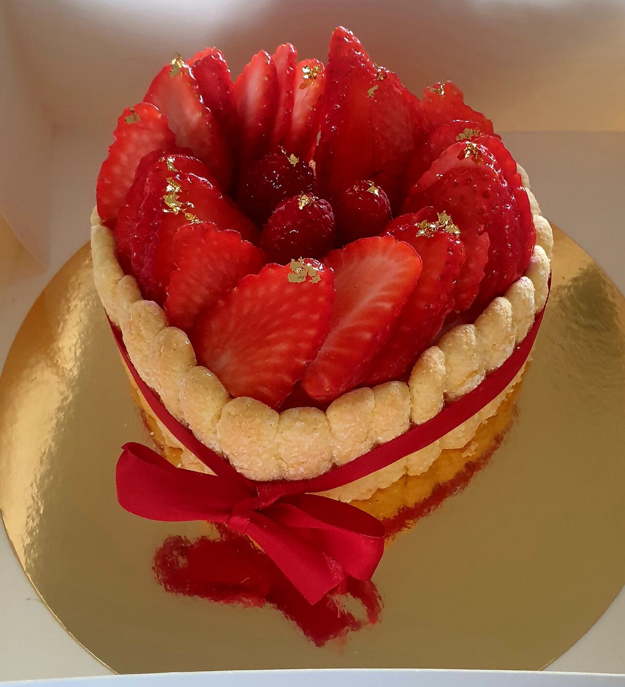 Charlotte aux fraises