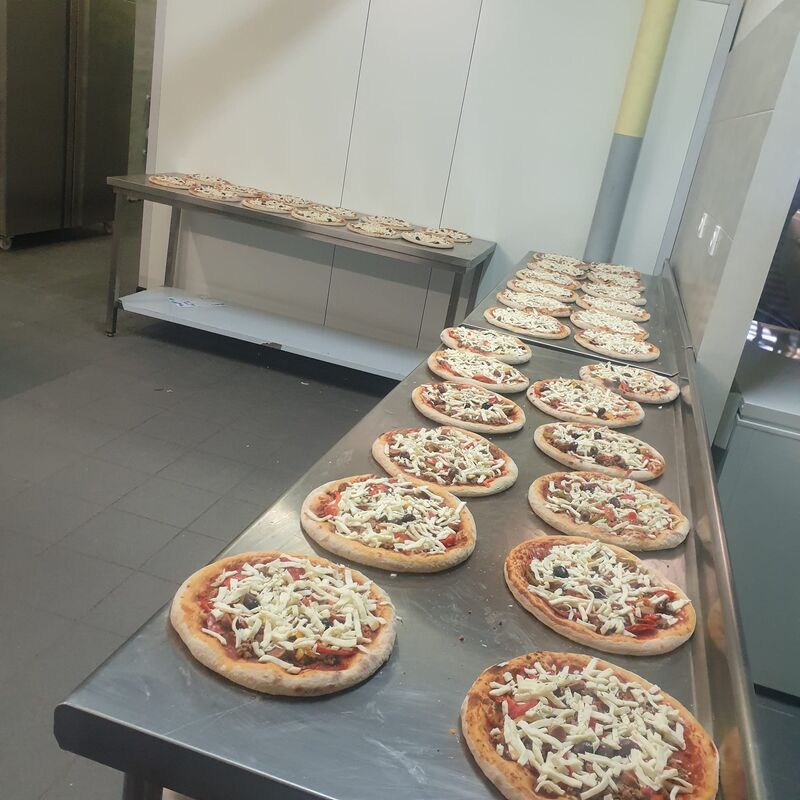 Les pizzas sont prêtes ...