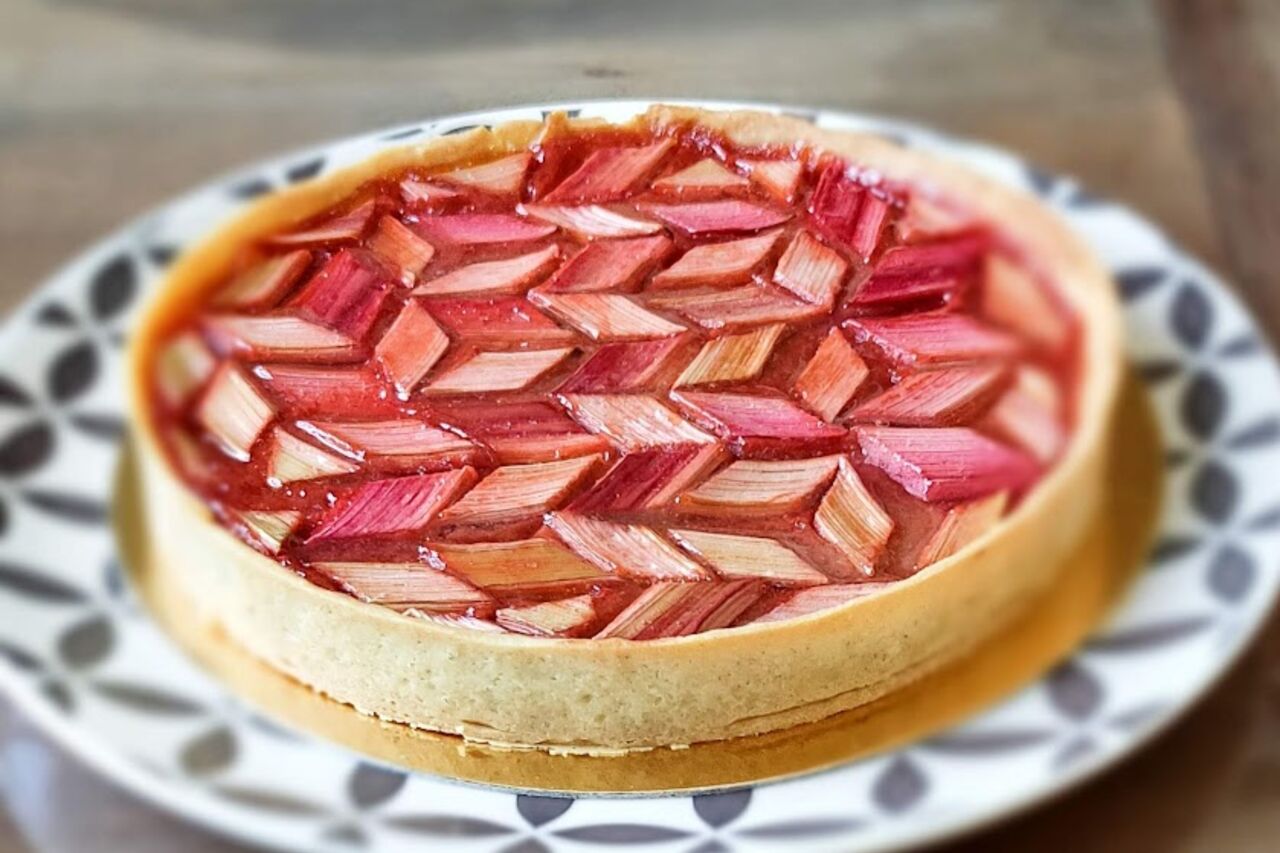 Tarte à la rhubarbe