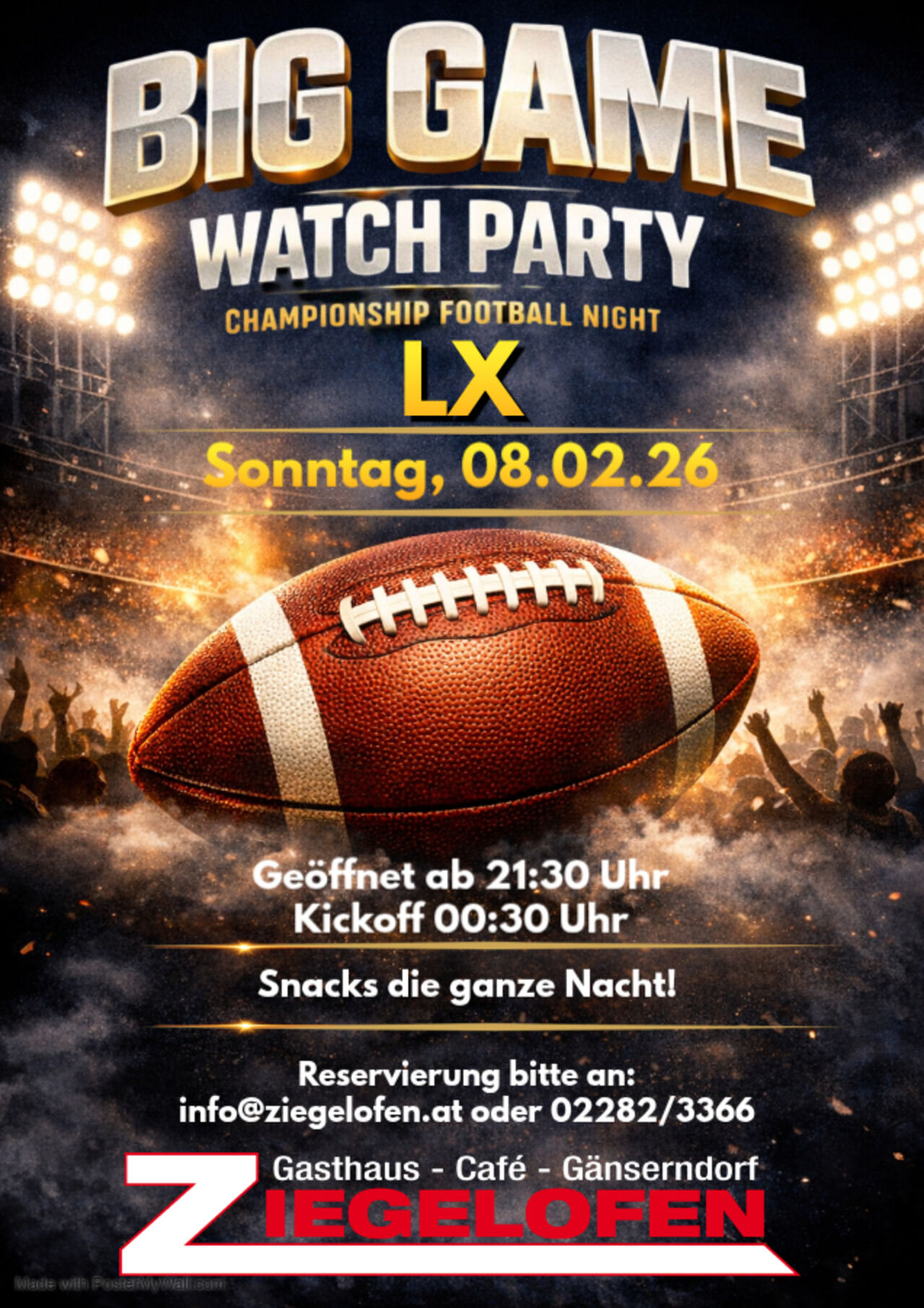 SUPER BOWL Night - Sei dabei