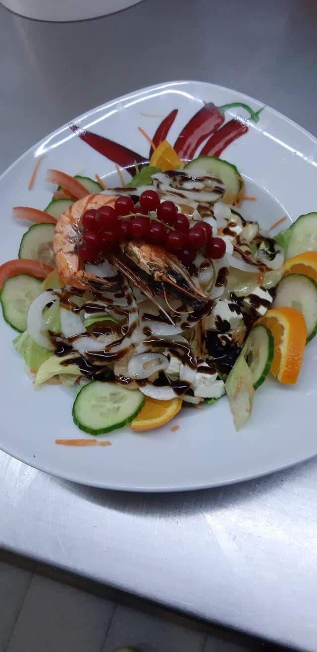 Garnelen Salat