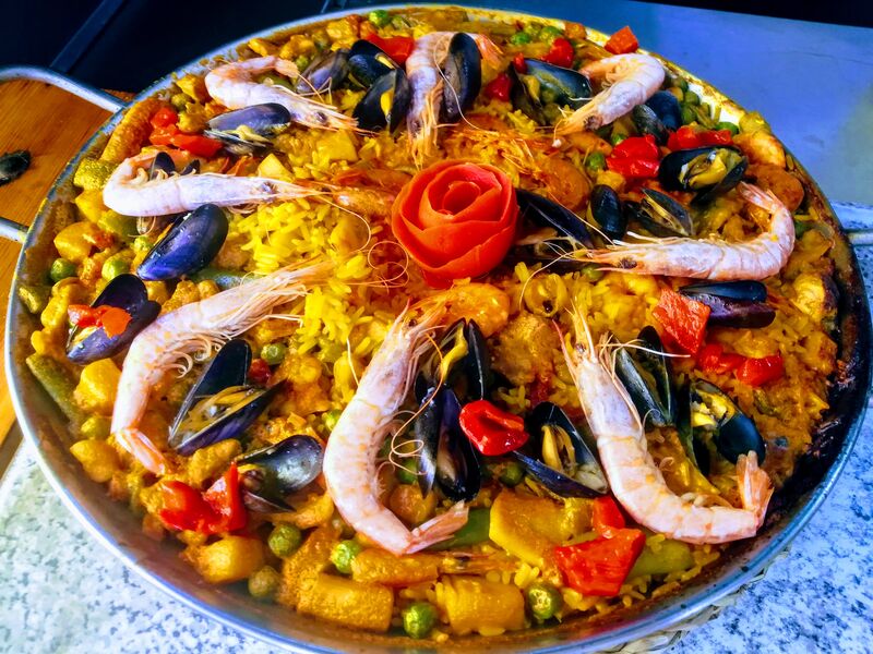 Paella de marisco
