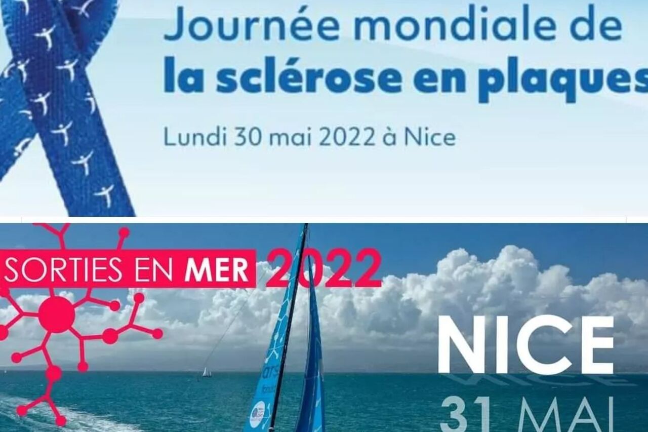 Journée Mondiale de la Sclérose en Plaques 30 mai 2023 à 2030 à Antibes et Nice