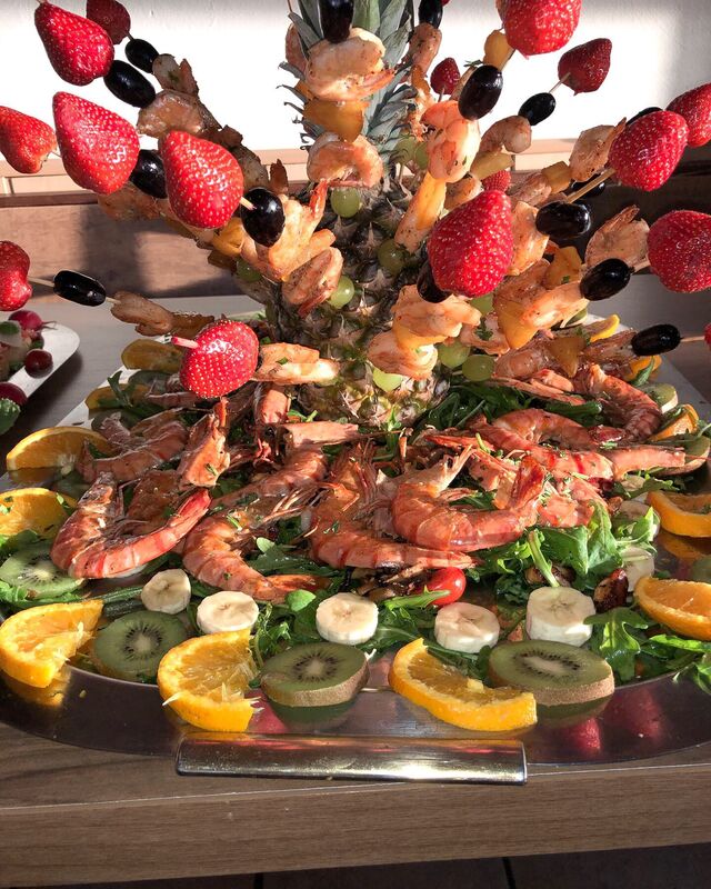 Gambero Platte - antipasto für 10 Personen 