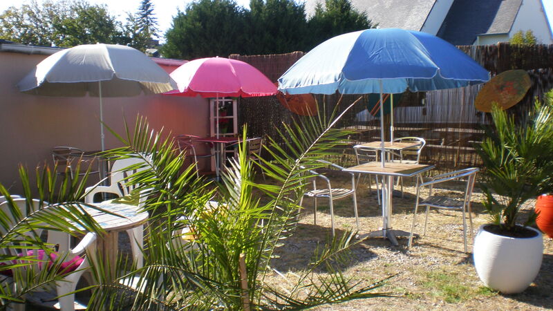 La terrasse de derrière