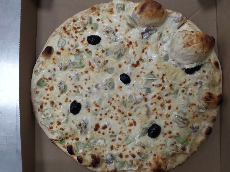 Pizza raviole morille