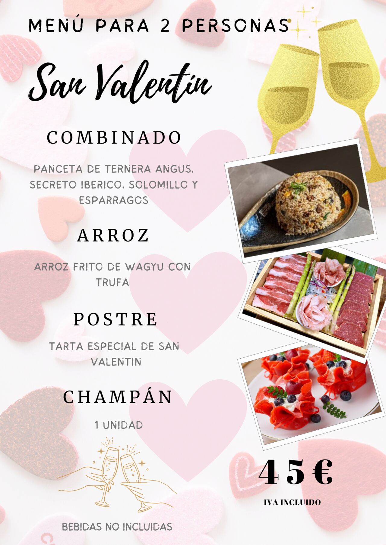 MENU SAN VALENTIN