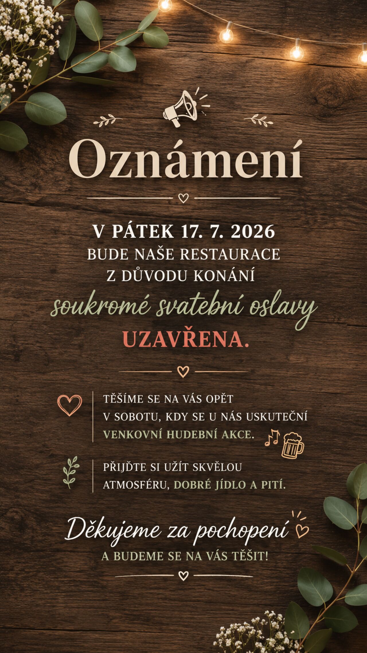 Oznámení