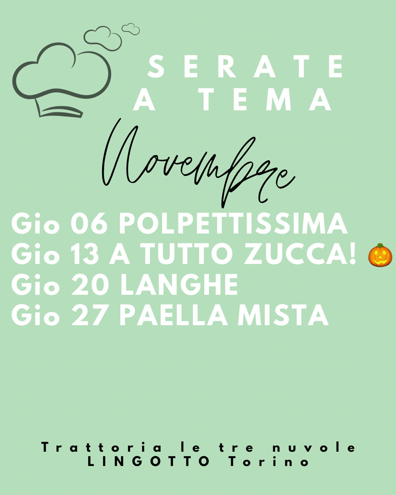 Serate a tema novembre